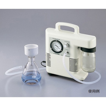 DAS-01 コンパクトドライアスピレーター アズワン ブルドン管式真空計