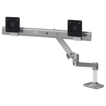 45-489-026 エルゴトロン LX デュアル ダイレクト モニターアーム 横型