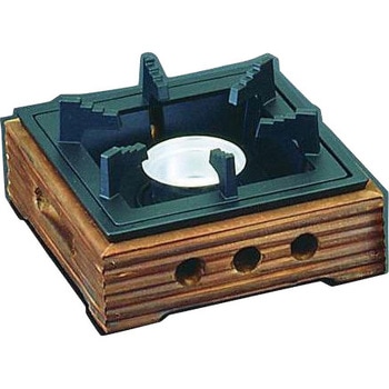 アルミ民芸風こんろ 焼杉 マイン 固形燃料用コンロ 【通販モノタロウ】