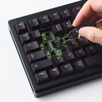 UP-MKGA75MTL-J CNCフルアルミ75%ゲーミングメカニカルキーボード