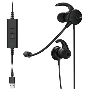 HS-EP101UNCBK ヘッドホン ヘッドセット マイク付き 有線 USB接続