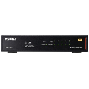 LXW-10G5 10GbE 5ポート スイッチングHub BUFFALO(バッファロー) AC