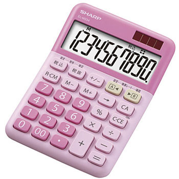 EL-M334PX 電卓 ピンク系 1台 シャープ 【通販モノタロウ】