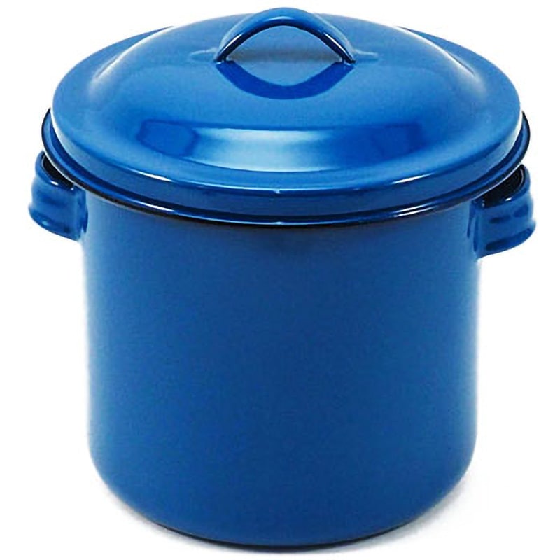 OM824-02 ホーロータンク 手付き 蓋付き 野田琺瑯 容量2L 呼び寸法14cm