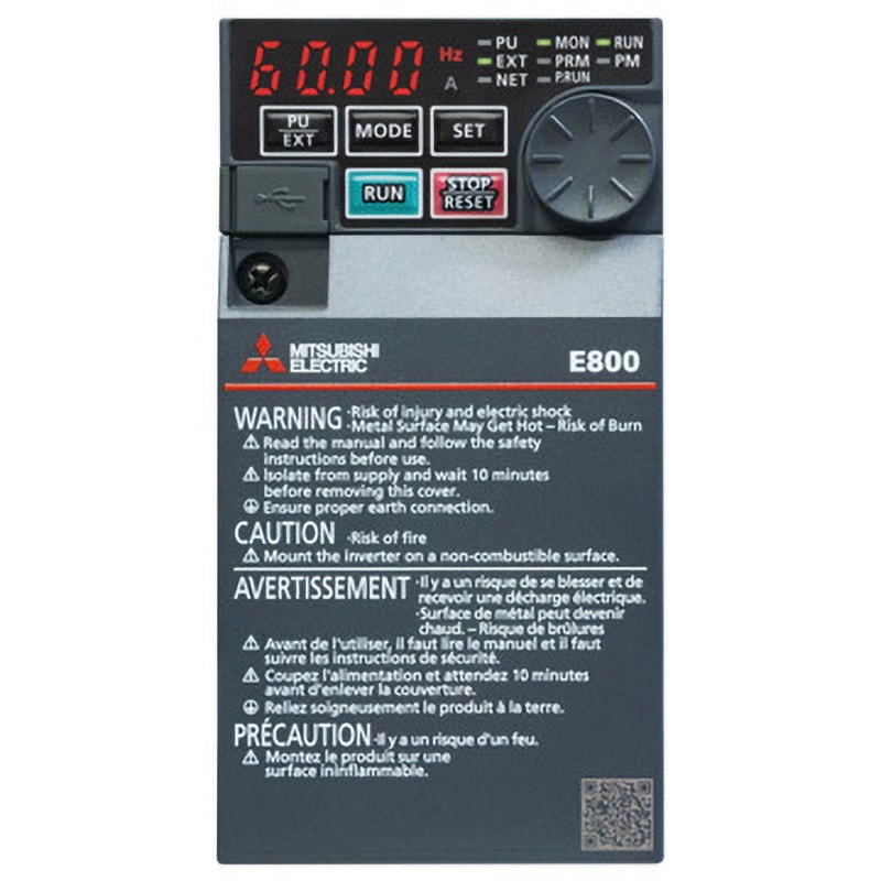 FR-E820-2.2K-1 インバータFREQROL-E800シリーズ 200Vクラス 三菱電機