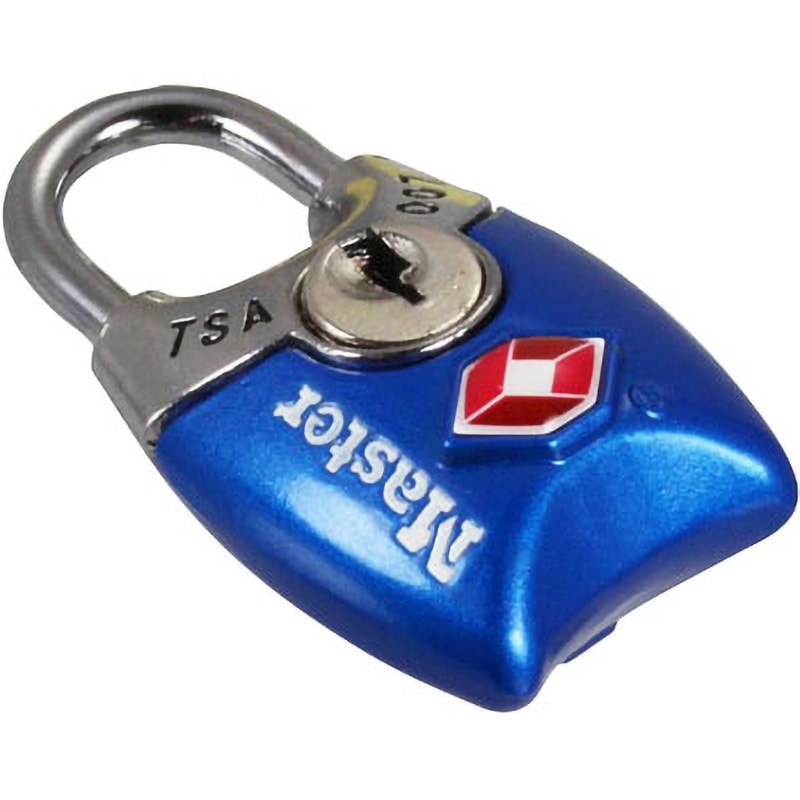4689JADBLU TSA南京錠 シリンダー式 MasterLOCK ブルー色 4689JADBLU