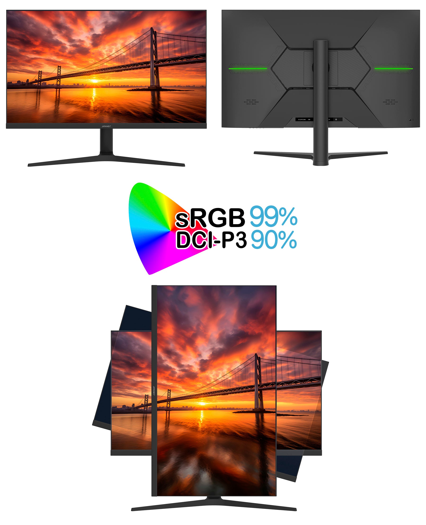 JAPANNEXT 31.5インチ 4K(3840 x 2160)液晶モニター JN-V3150UHDR-HSP