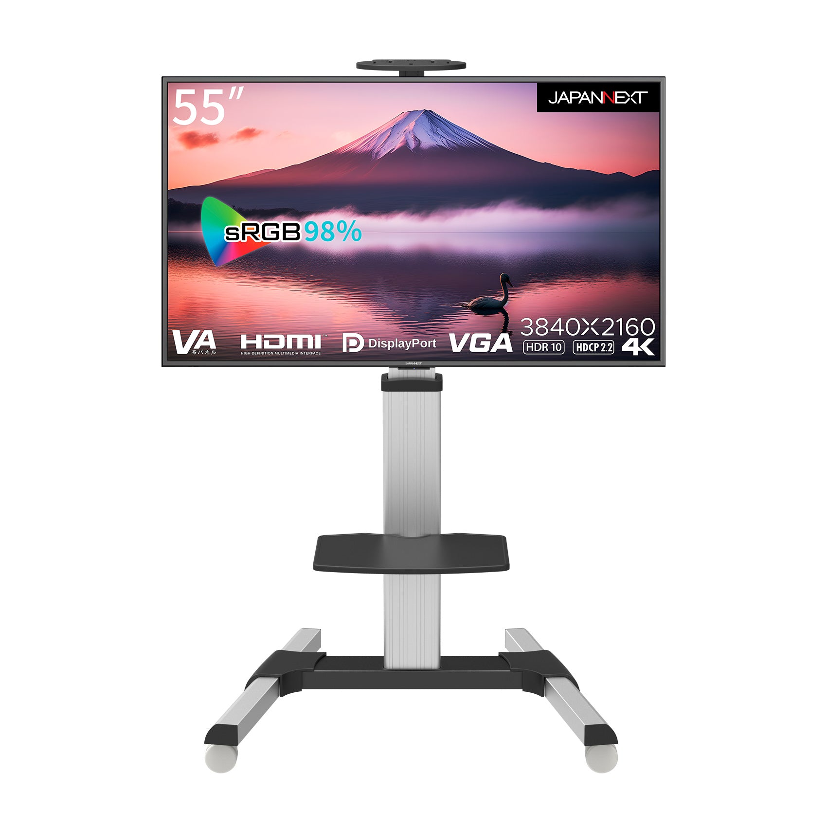 JAPANNEXT 55インチ 大型4Kモニター JN-V5500UHDR-N 非光沢モデル HDMI