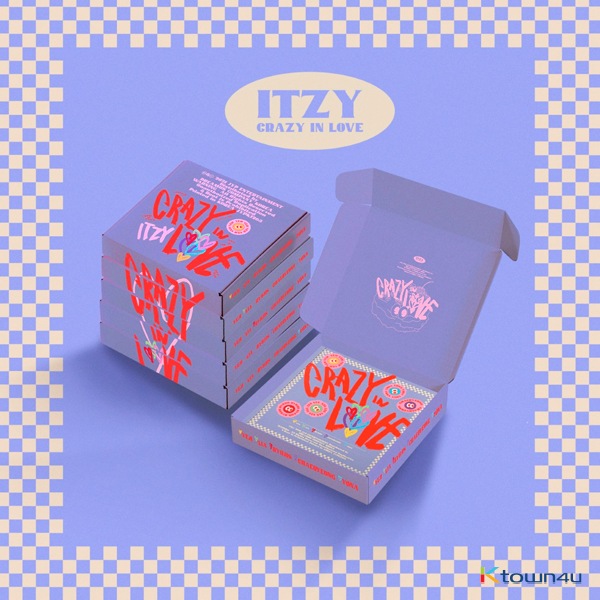 jp.ktown4u.com : ITZY - アルバム1集 [CRAZY IN LOVE] (ランダム