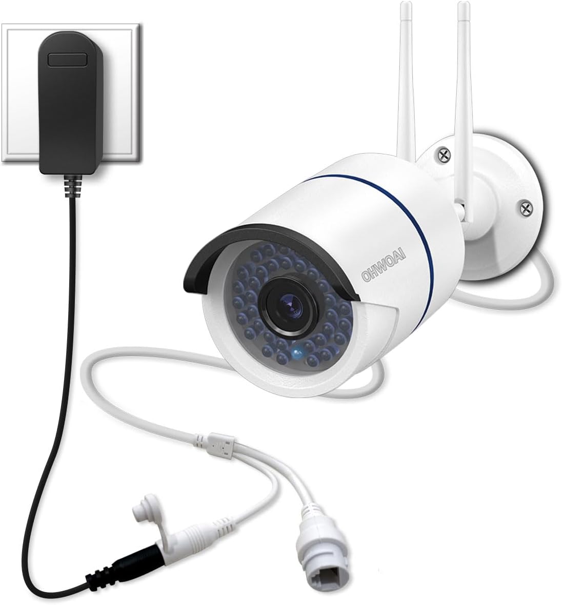 ❤ワイヤレス8台セット❣2K⁄300万高画素で防犯に効果