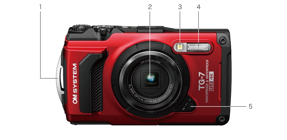 Olympus OM SYSTEM Tough TG-7 オマケ数点 Olympus OM SYSTEM Tough TG