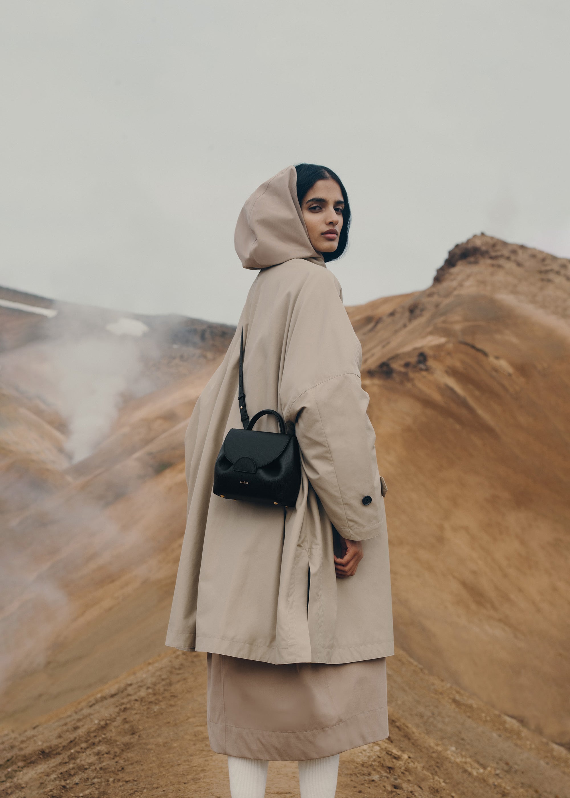 Polène | バッグ - Numéro Un Nano - ブラック テクスチャード