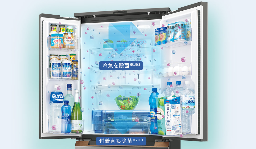 冷蔵室 | SJ-MF46H | 冷蔵庫：シャープ