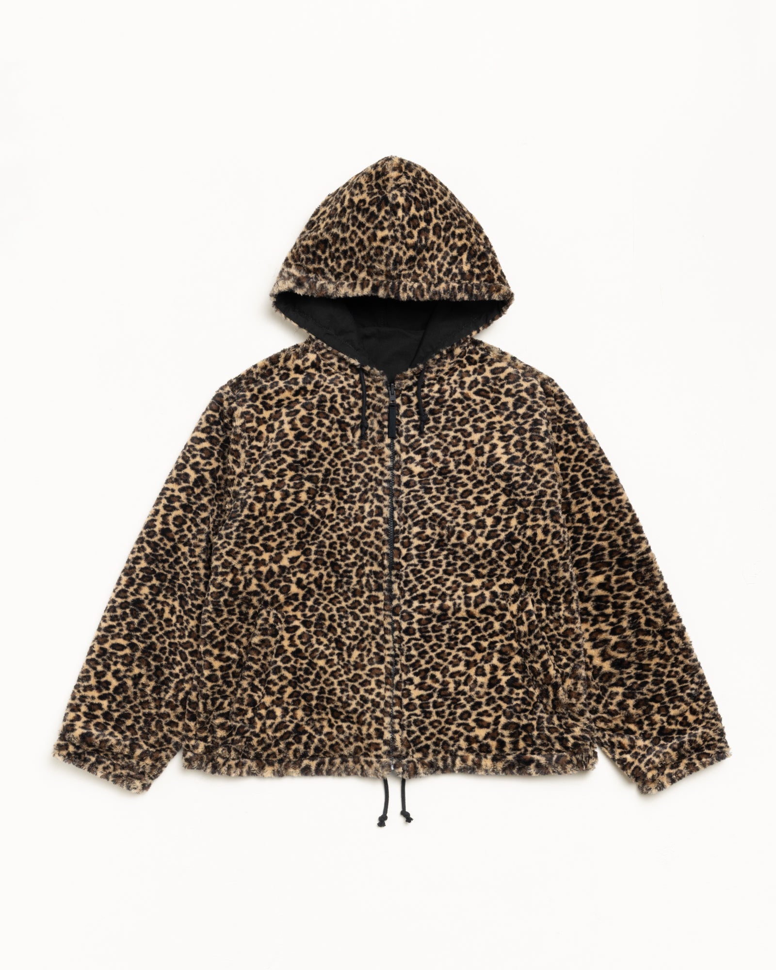 Reversible Hooded Jacket – Leopard | Outerwear | Stüssy Japan