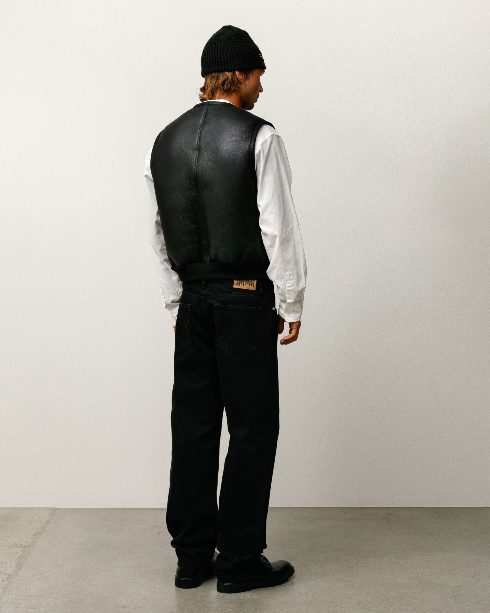 Shearling Vest – Black | Outerwear | Stüssy Japan