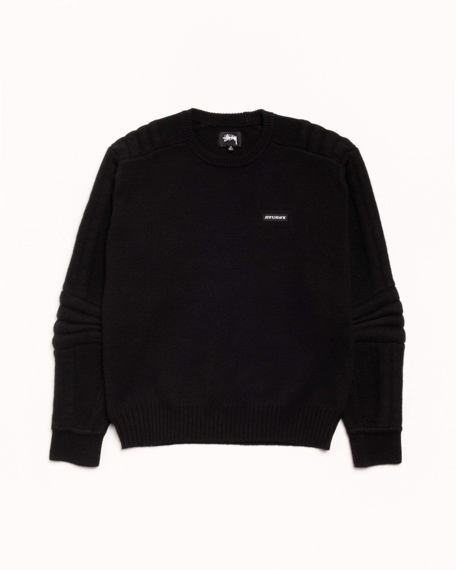 Moto Sweater – Black | Tops & Knits | Stüssy Japan