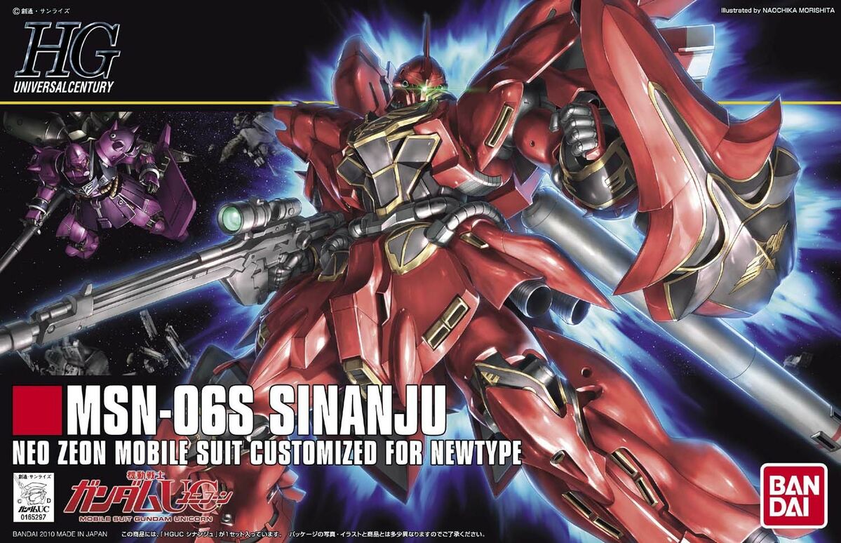 MSN-06S SINANJU (Gundam 58813) Bandai 58813