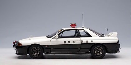 Nissan Skyline GTR R32 Police - ダイキャストモデル - AutoArt 77364