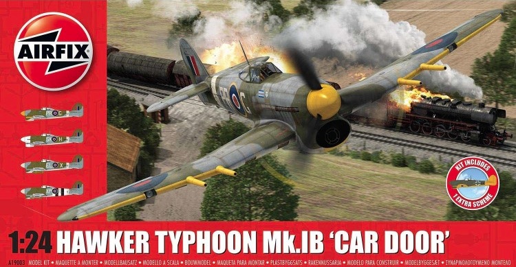 Hawker Typhoon Mk. IB 'Car Door' with Additional Scheme Airfix 19003A