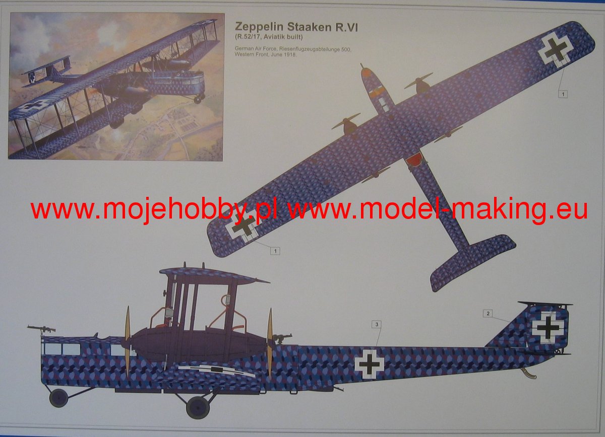 Zeppelin Staaken R.VI (Aviatik 52/17) Roden 050