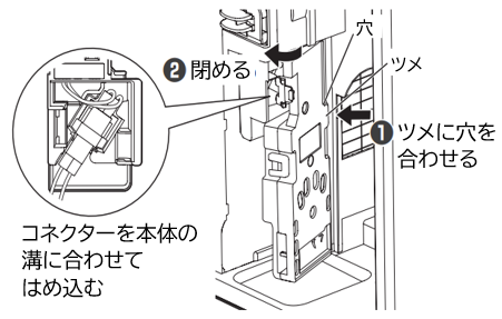 ジアイーノの電極ユニットの取り外し方/取り付け方について - 次亜塩素