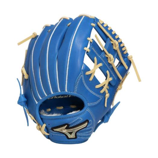 ミズノ グローバルエリート 軟式 ダイバーシティブルー 右投げ 内野手
