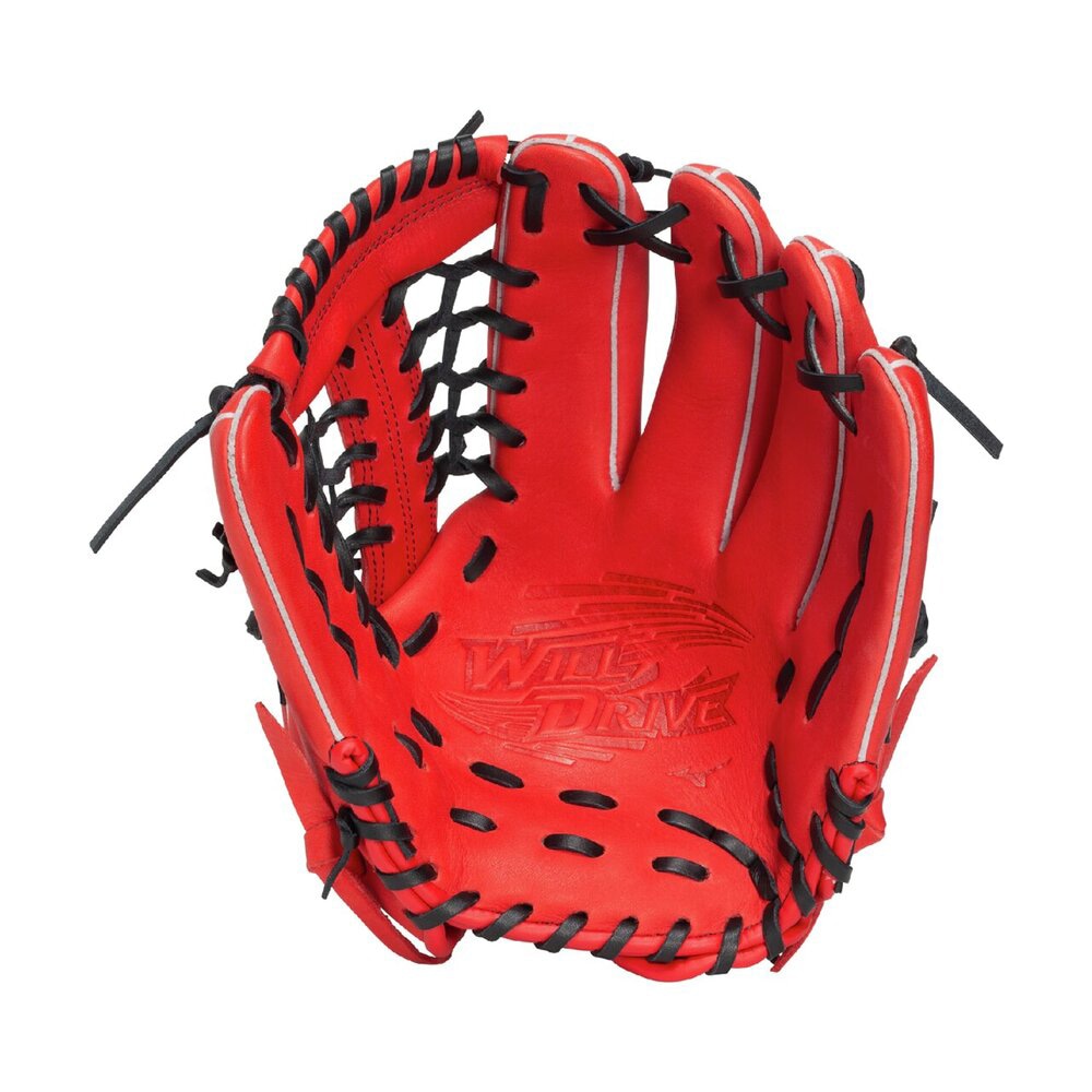 ジュニア軟式用ウィルドライブ レッド【オールラウンド用／サイズLL