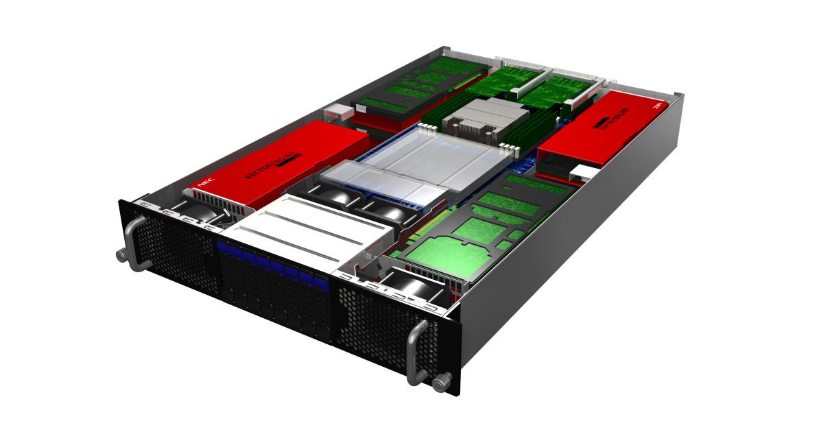 NEC、ベクトル型スーパーコンピュータ「SX-Aurora TSUBASA」のデータ