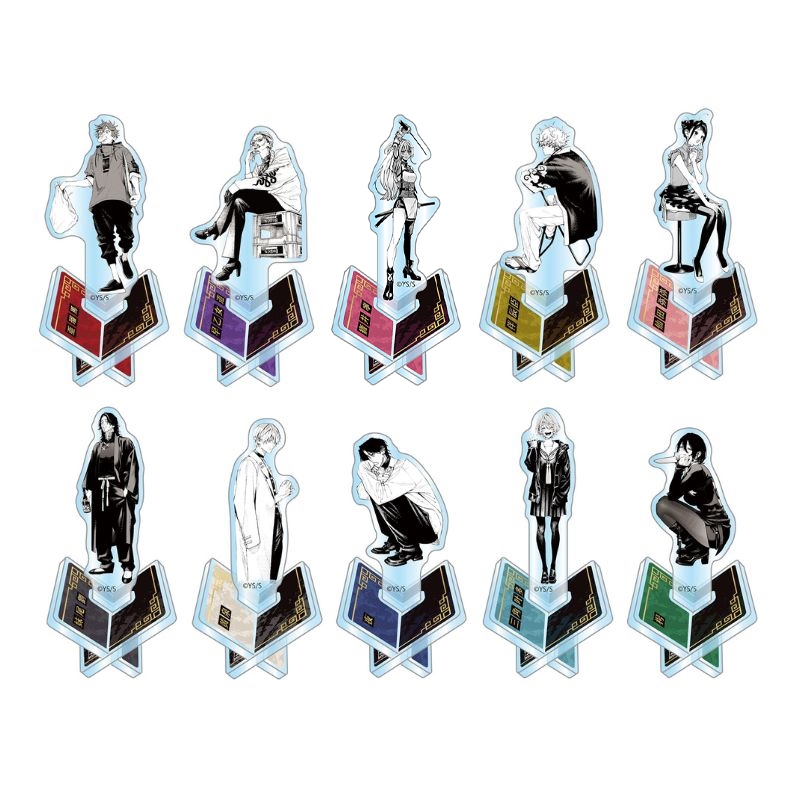 JCS限定 『極楽街』アクリル“X”フィギュアコレクション 第1弾 全