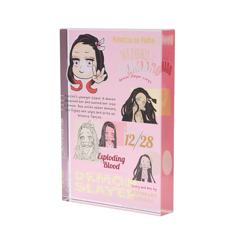 鬼滅の刃』アクリルブロック “HEROES” 竈門禰豆子 BD4: 装飾