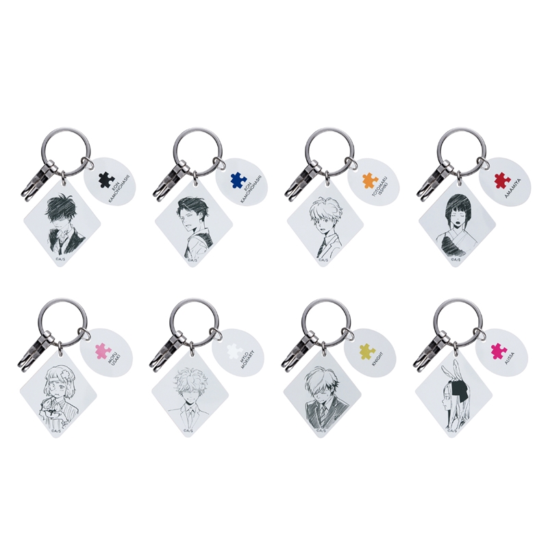 鴨乃橋ロンの禁断推理』クリアベースキーホルダー 第1弾 （全8種