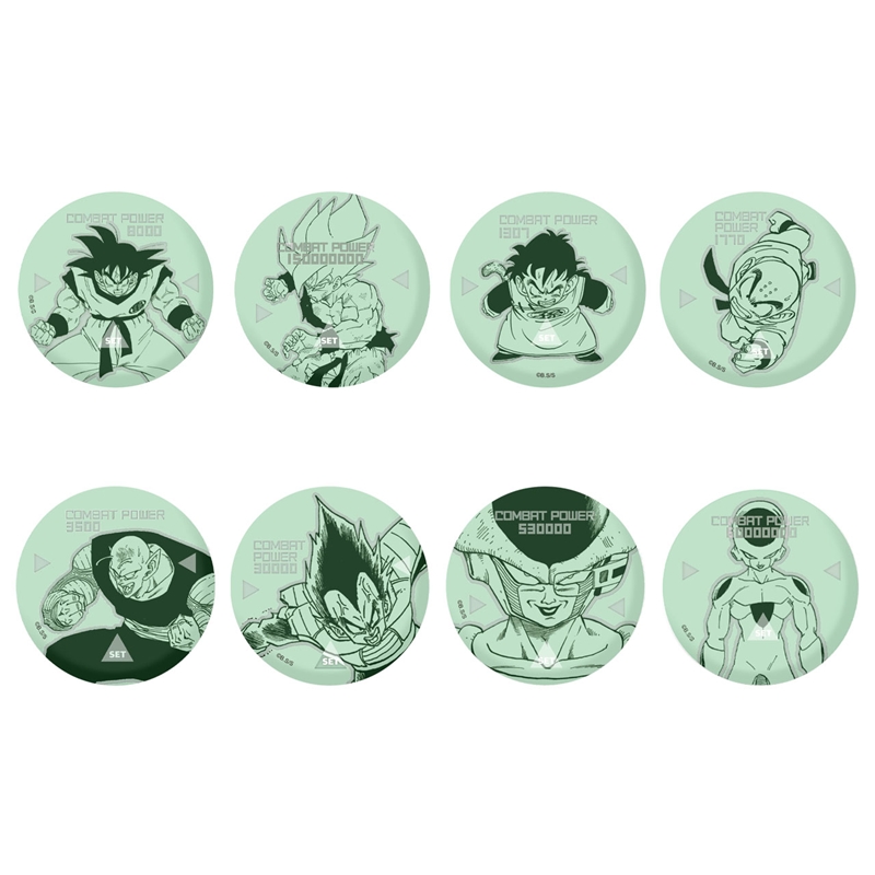 DRAGON BALL』戦闘力缶バッジコレクション第1弾 （全8種