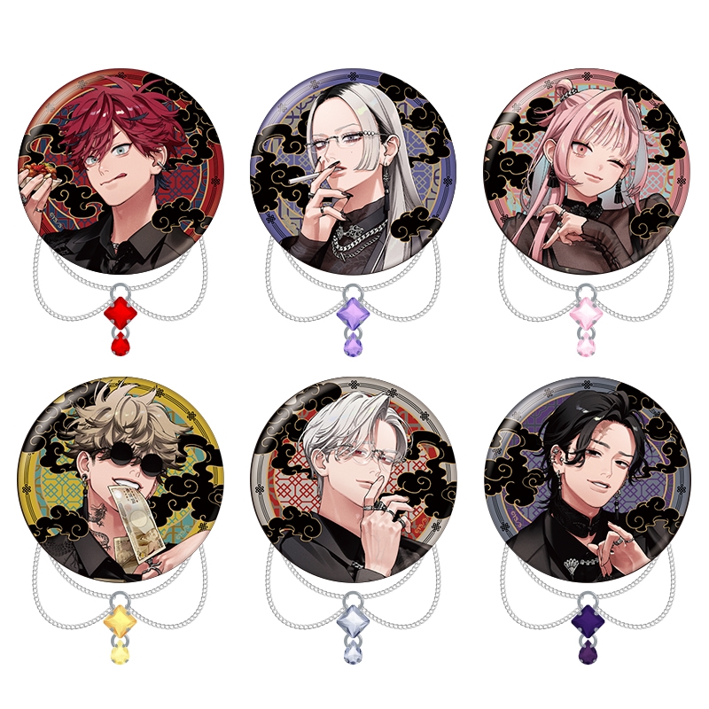 極楽街 チェーン付き缶バッジ アルマ 極楽街』トレーディングチェーン