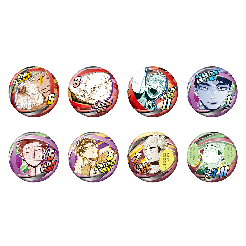 ハイキュー！！』コレクション缶バッジ 「FUN！！」 （全32種