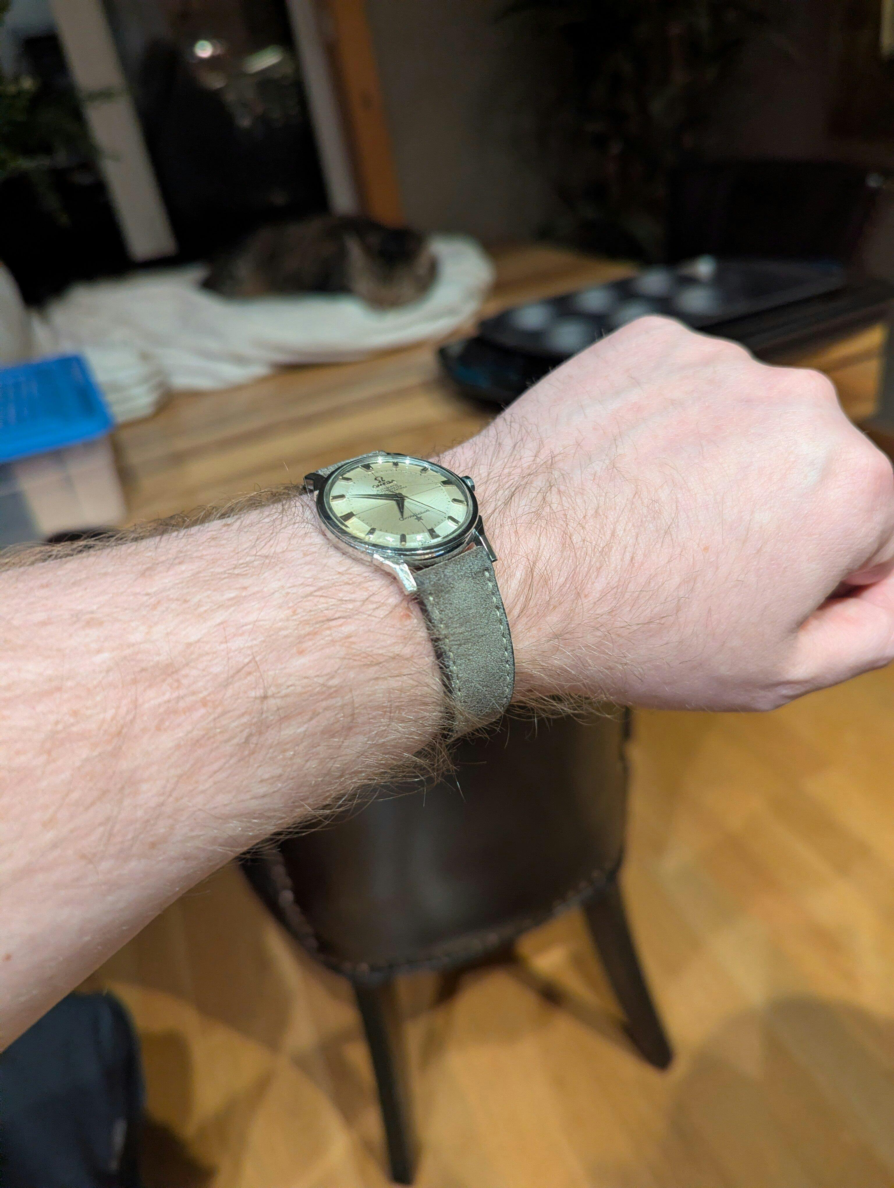 Fluco Nizza Hazelnut Rust Suede Leather Watch Band Strap