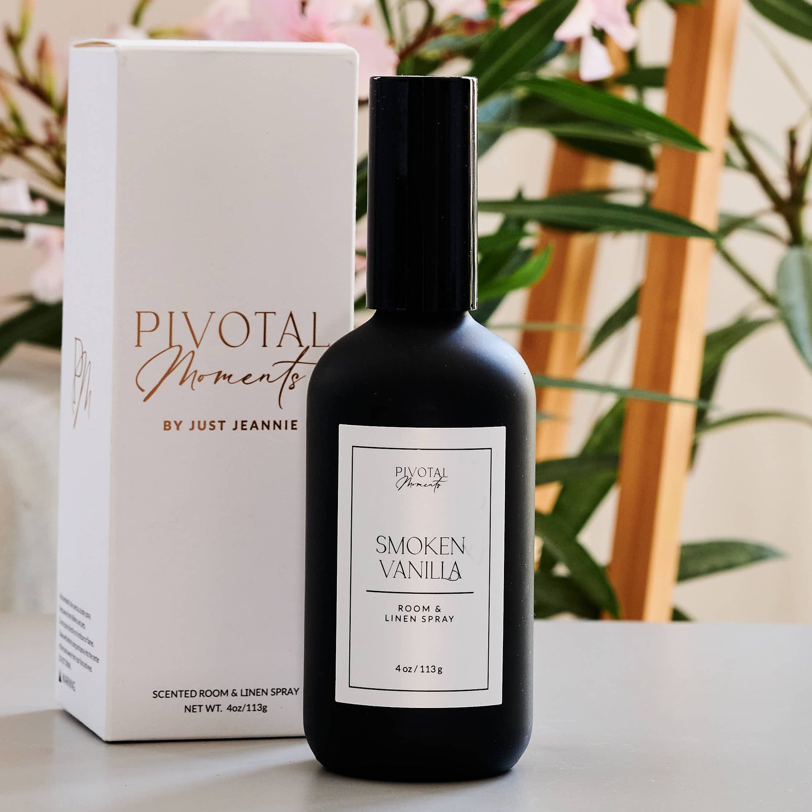 Luxury Room & Linen Spray 4 Oz (Smoken Vanilla) – Pivotal Moments
