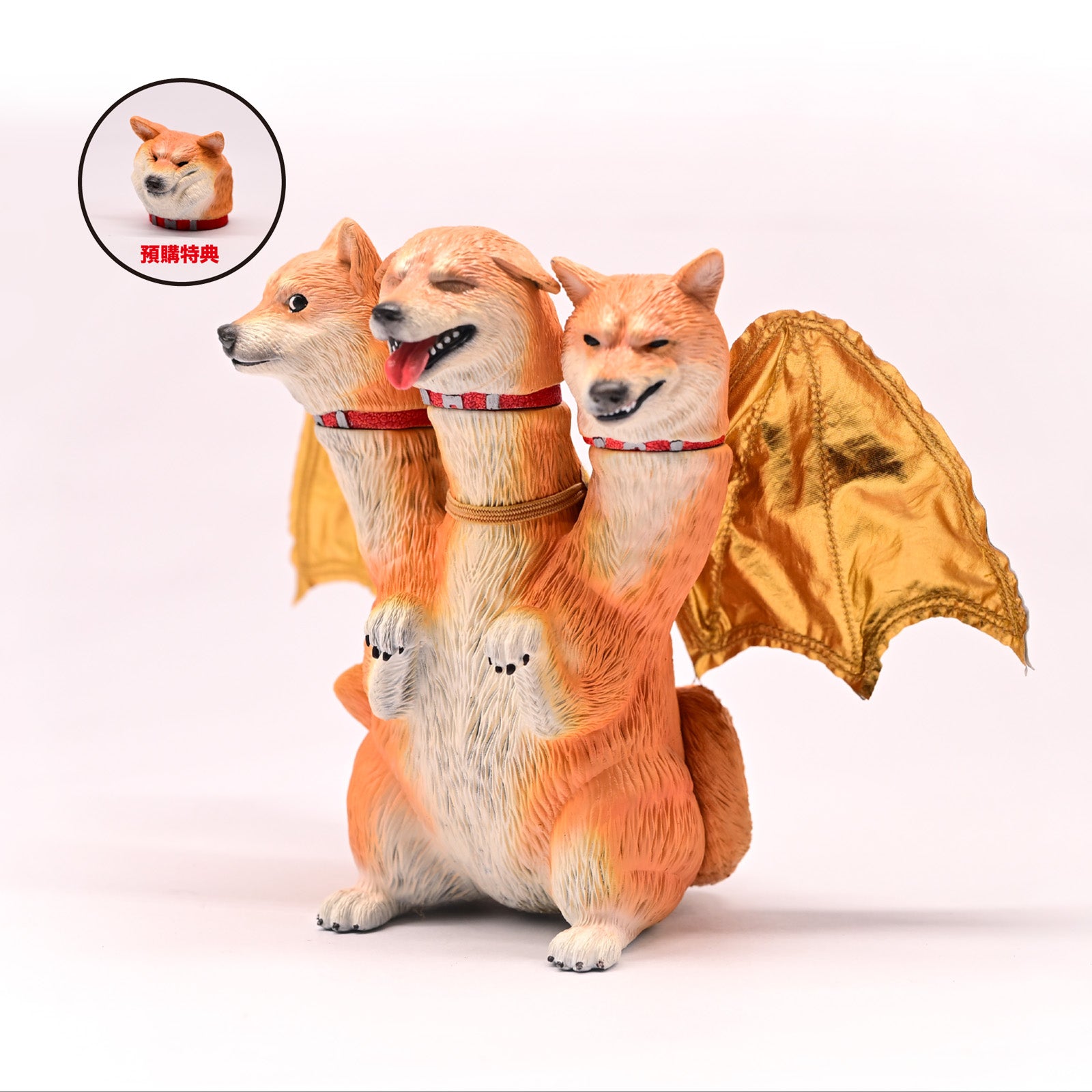 Bid Toys01 Three-Headed Shiba Inu from JXK Studio