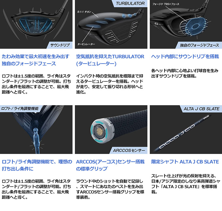 ピン PING G425 LST ドライバー メンズ ALTA J CB SLATE アルタ