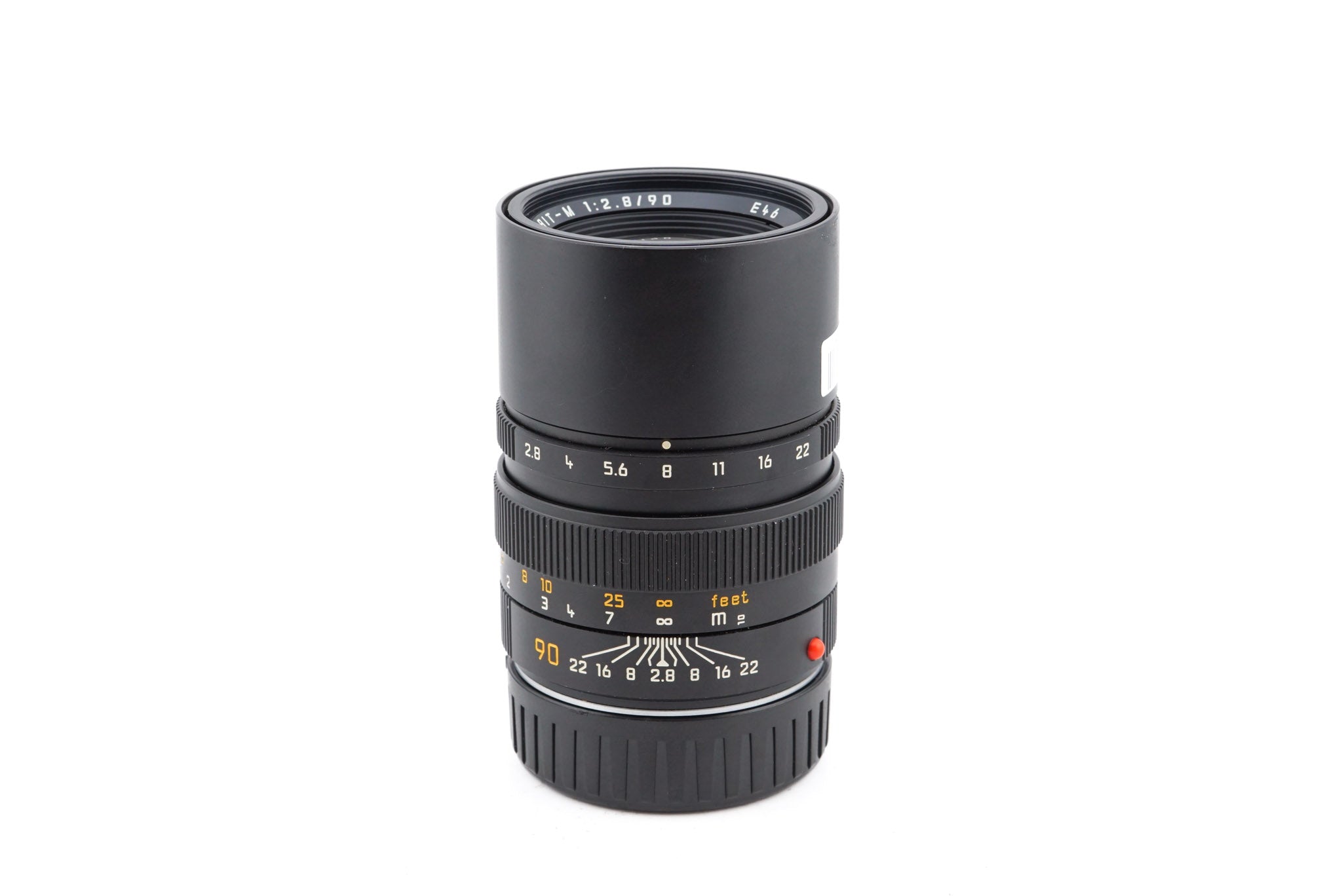 Leica 90mm f2.8 Elmarit-M (Black, 11807) - Lens – Kamerastore