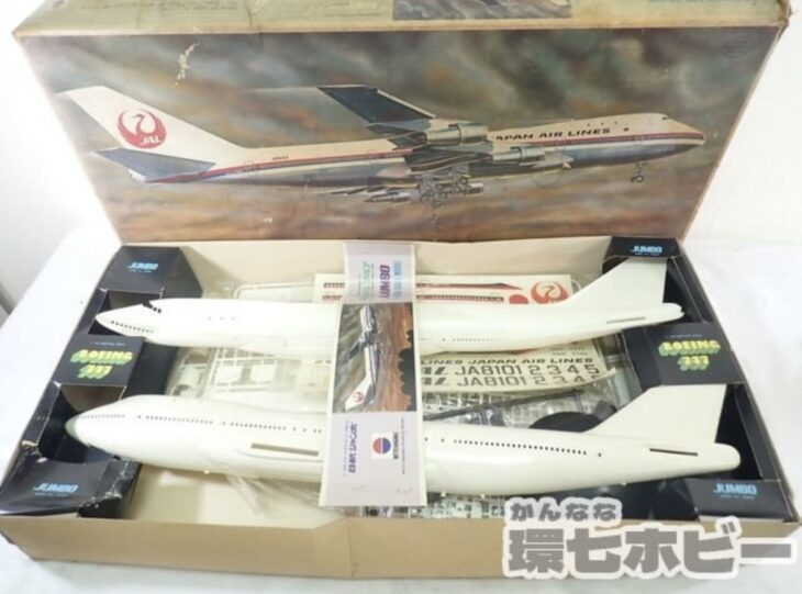 未組立 日東科学 NITTO 1/100 ボーイング747 JAL JUMBO 日航 ジャンボ