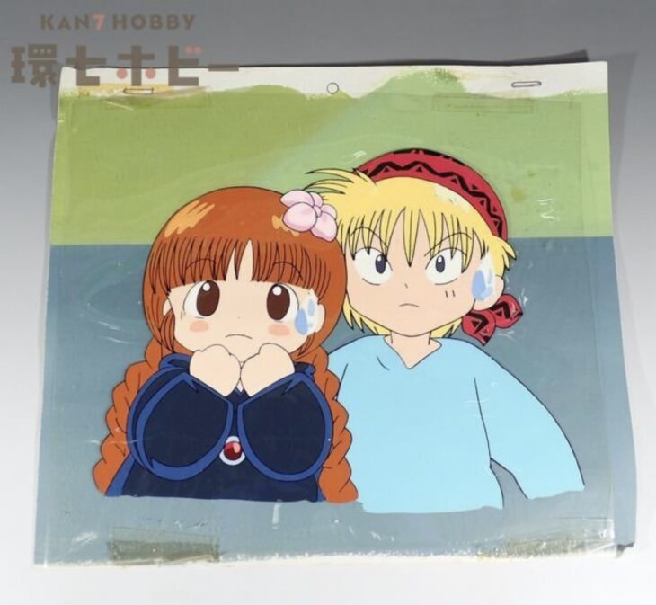 魔法陣グルグル ニケ・ククリの背景付きセル画をお買取りしました ｜環