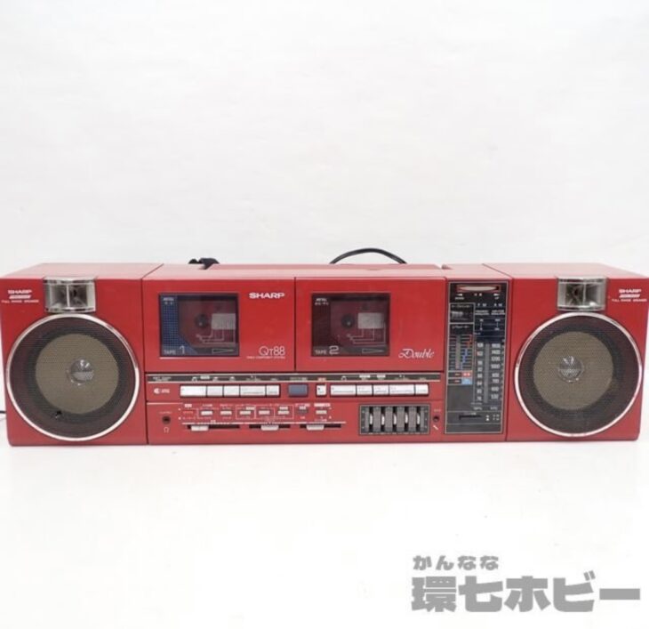 シャープ SHARP ダブル ラジカセ QT-88R 参考買取価格 ｜買取専門店 環