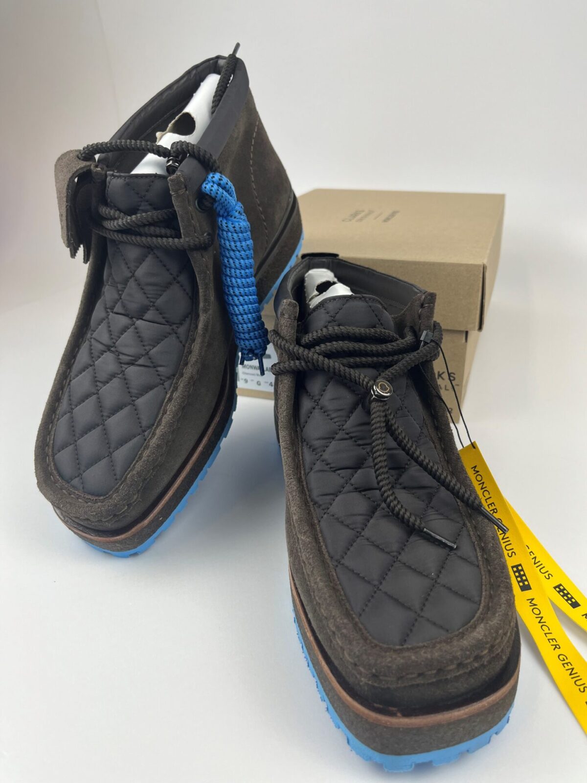 モンクレール MONCLER ×クラークス Clarks コラボ ワラビー Wallabee