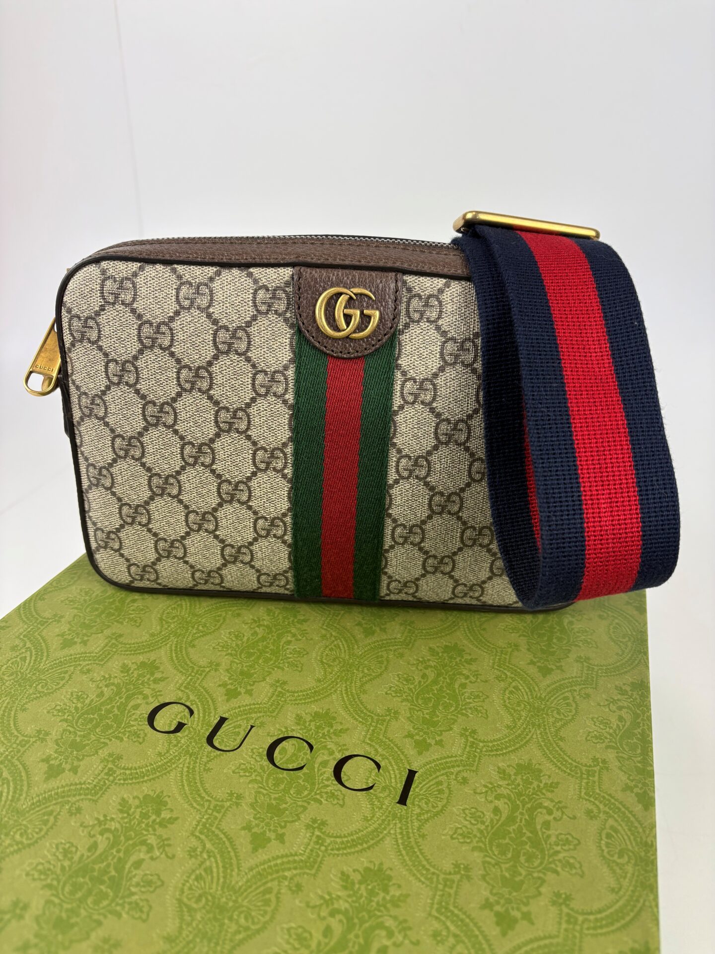 グッチ GUCCI オフディアショルダーバッグ】をお買取りさせていただき