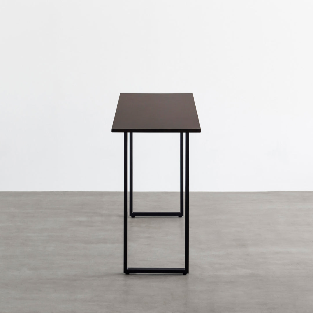 THE TABLE / スタンディングデスク × ラバーウッド ブラックブラウン