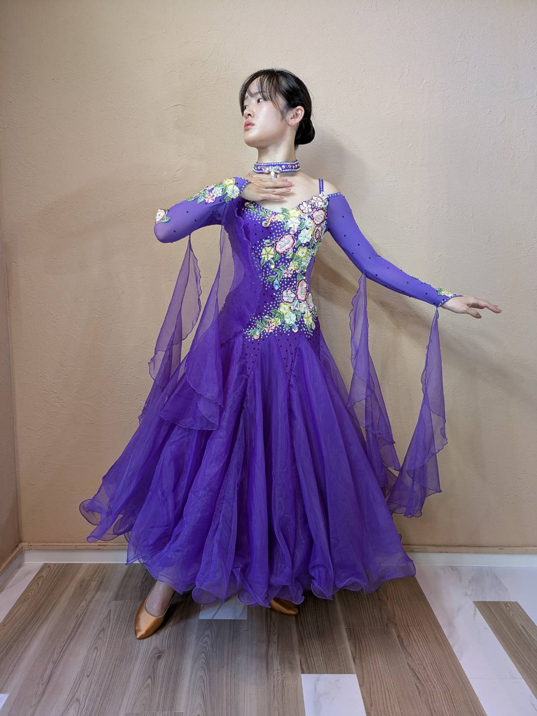 デモドレス(ZD2501) Sサイズ | 【公式】社交ダンスドレス専門店 KANAE