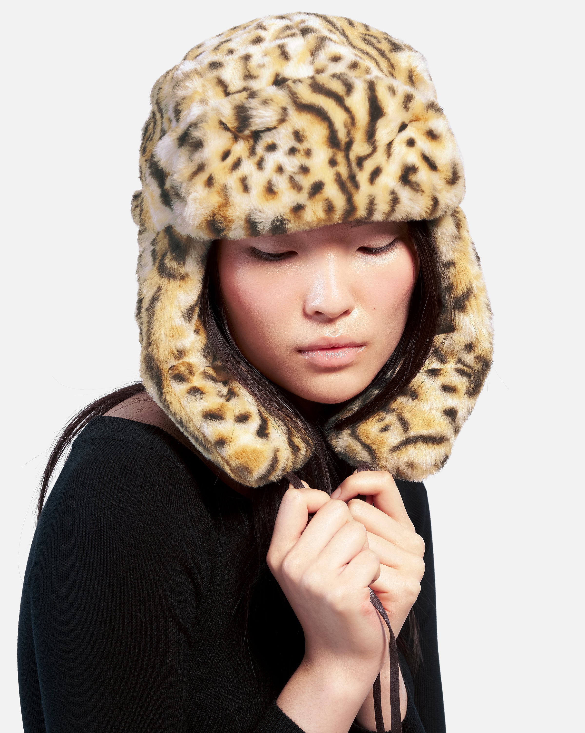 Leopard Trapper Hat for Cold Weather | Kangol