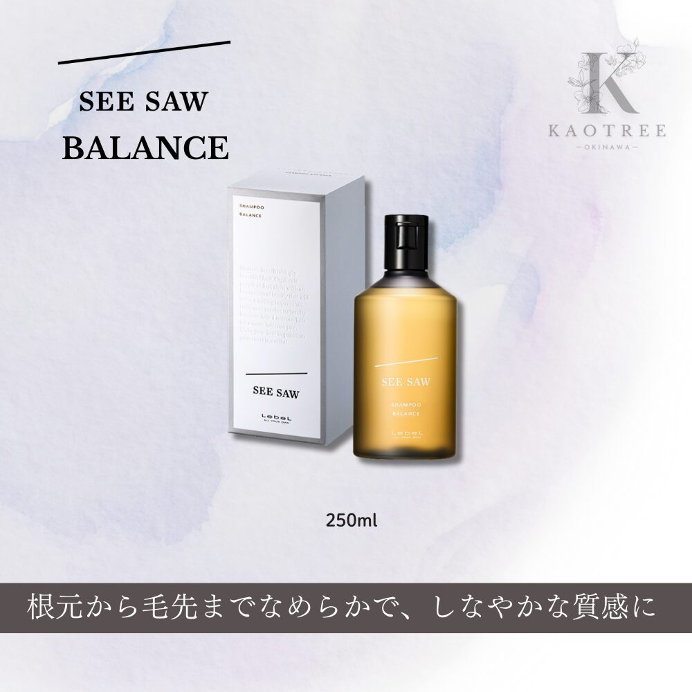 SEE/SAW シーソー シーソウ ヘア&スキャルプシャンプーB（バランス