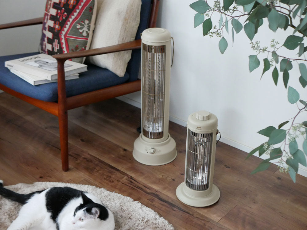 BRUNO/ブルーノ＞ノスタルジックなminiカーボンヒーター グレージュ