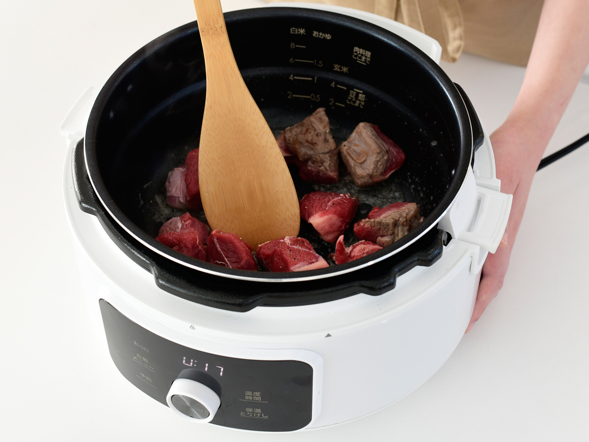 山善、加熱ムラができにくい浅型の電気圧力鍋 - 家電 Watch
